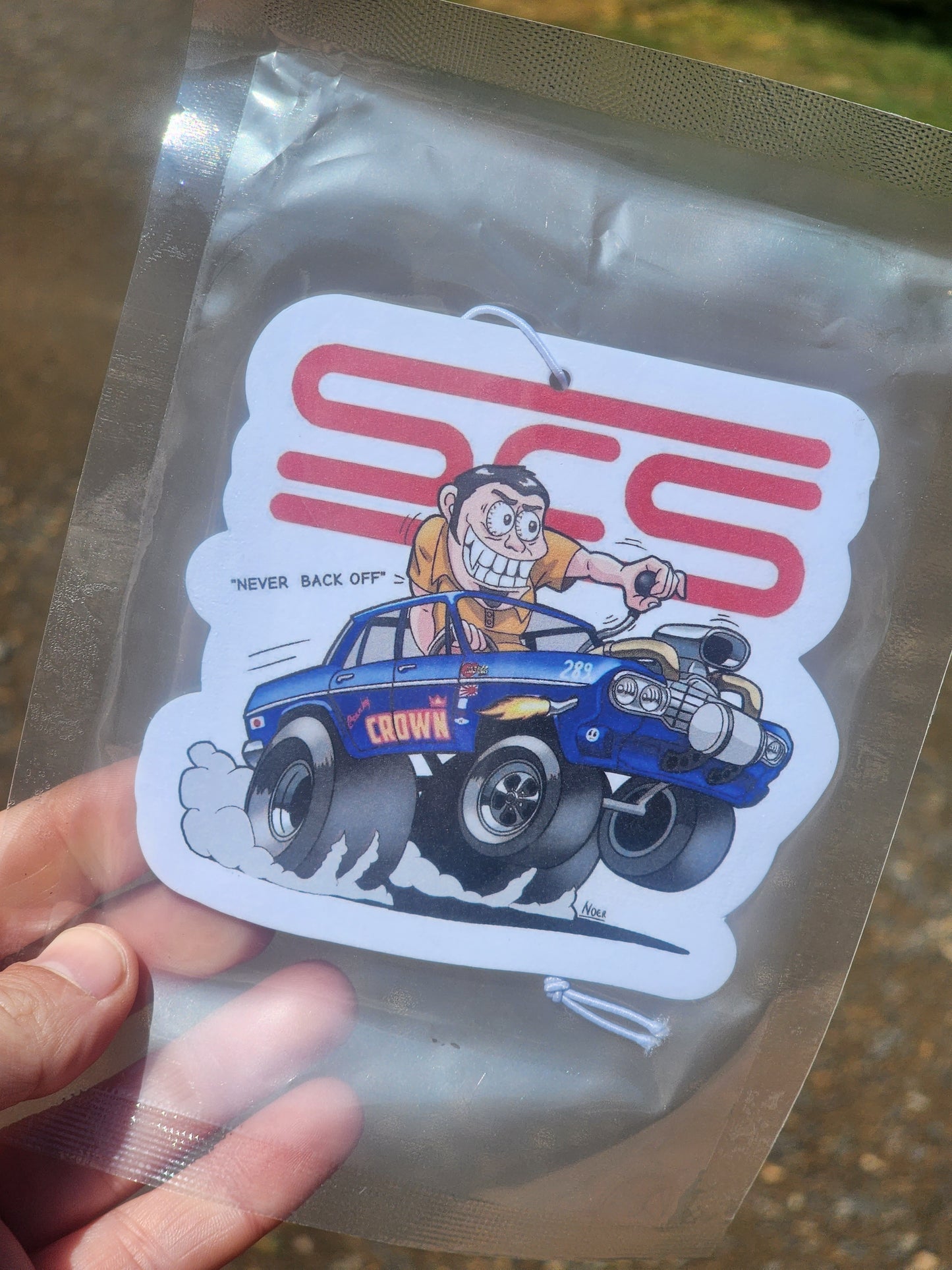 SCS "Cranky Crown" - Never Back Off Air Freshener